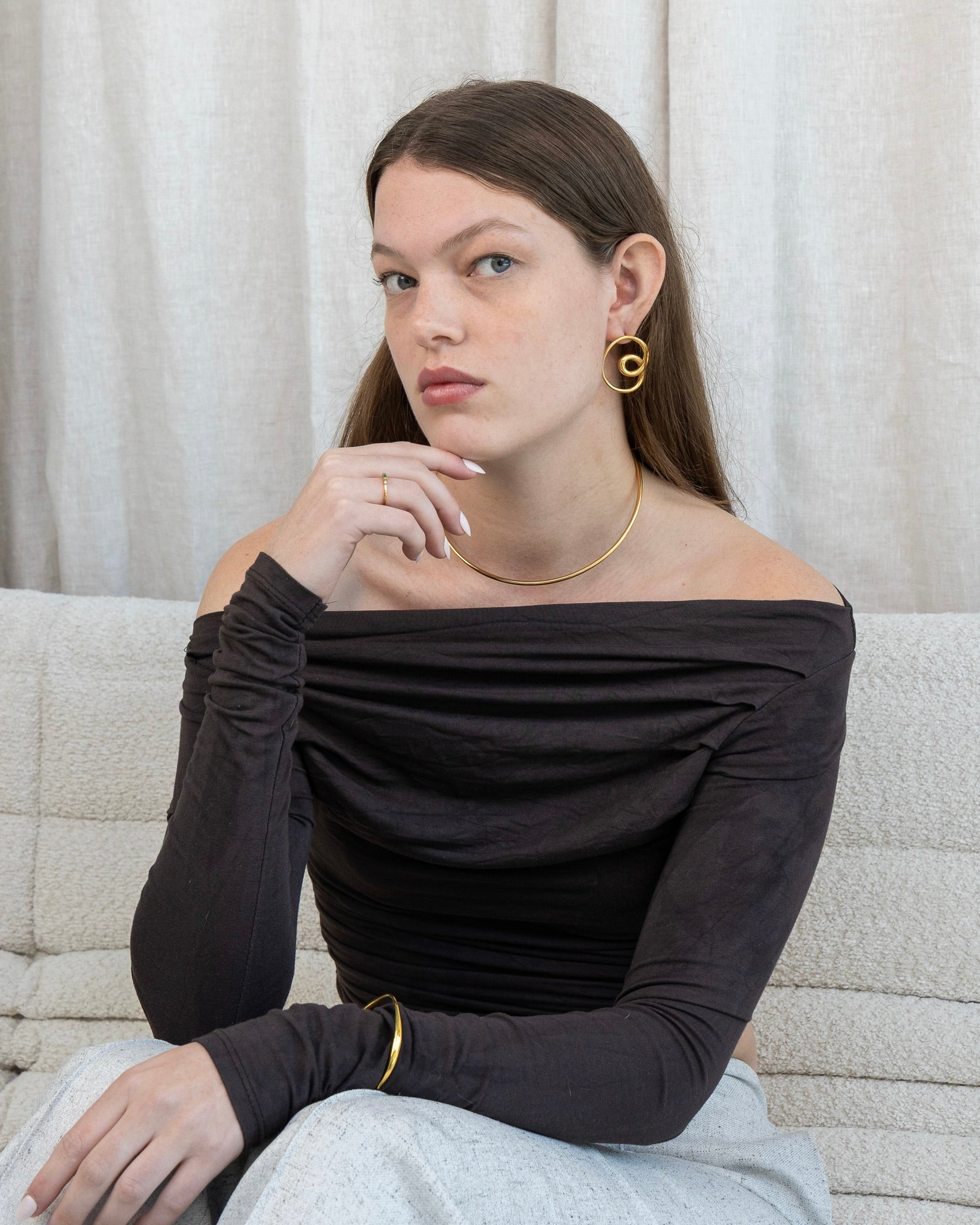 Curls earrings