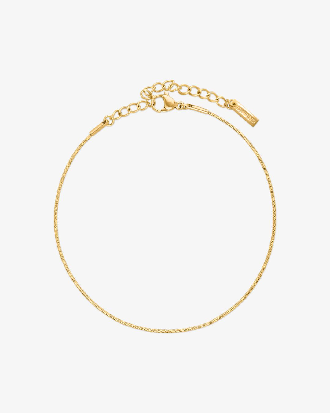 Thin snake anklet