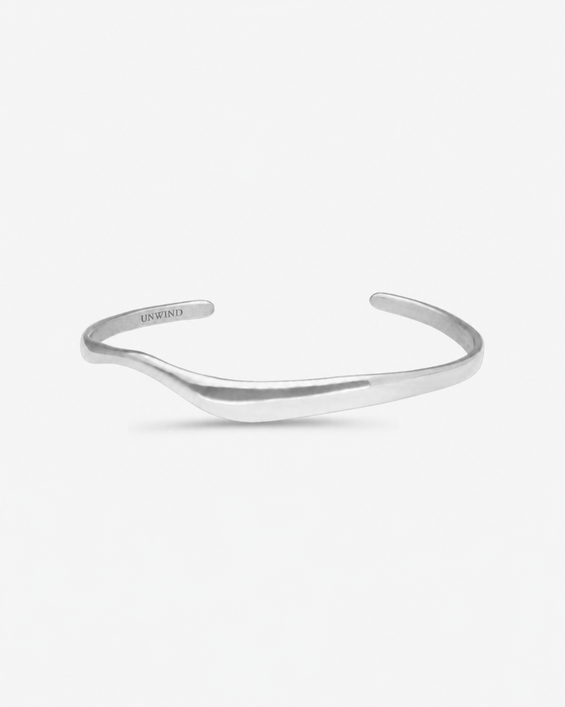 Melt bangle silver