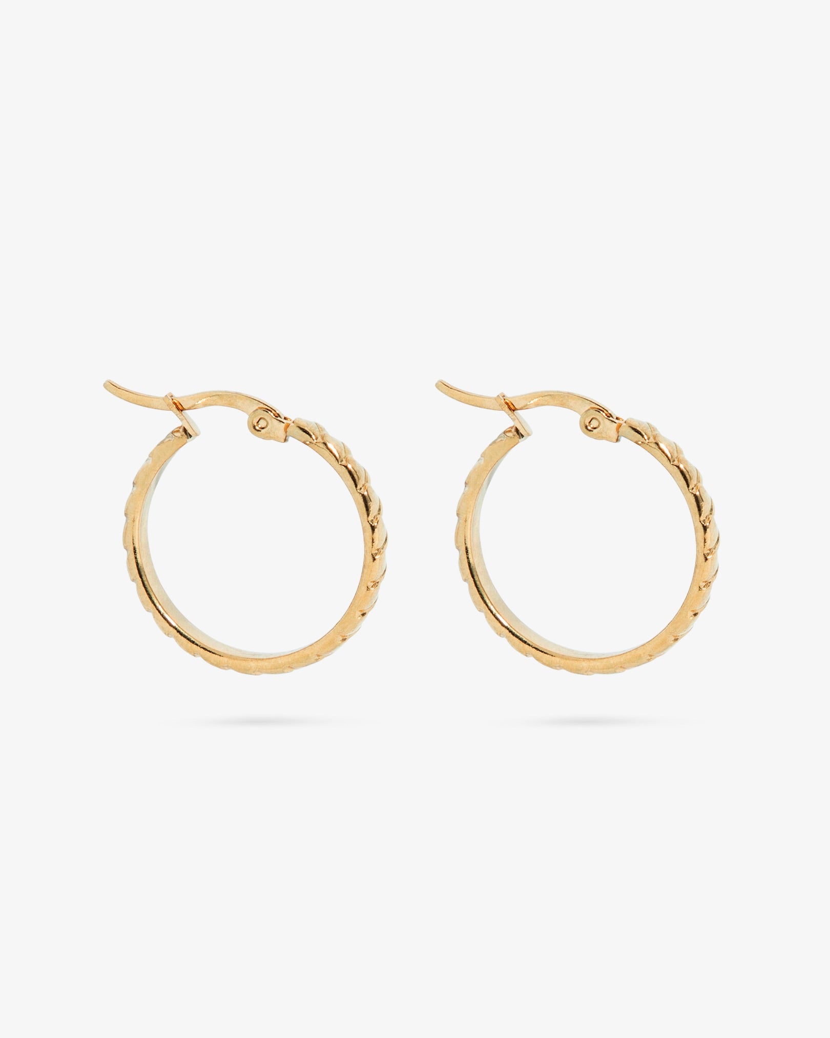 The gold hoops