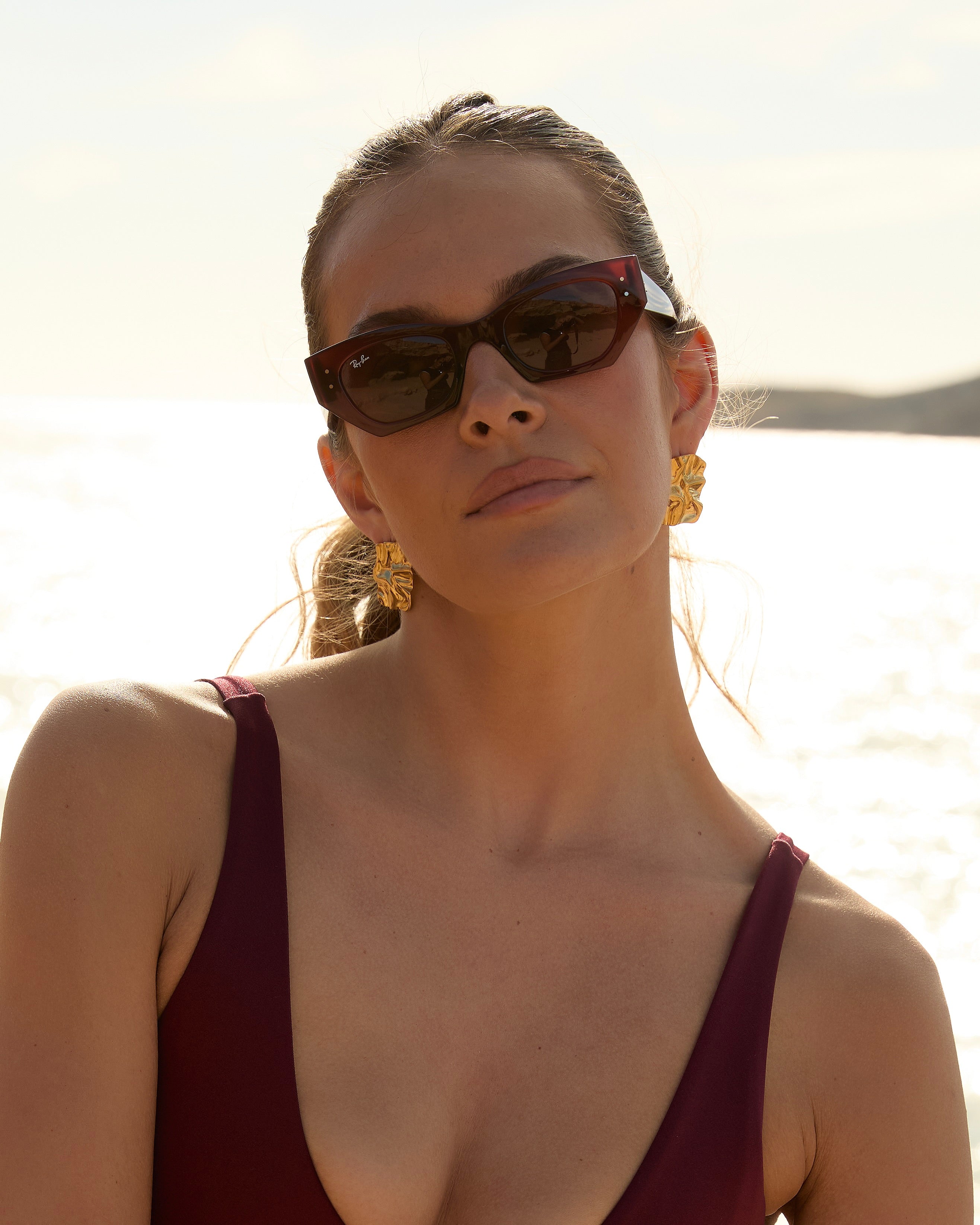 Structured earrings