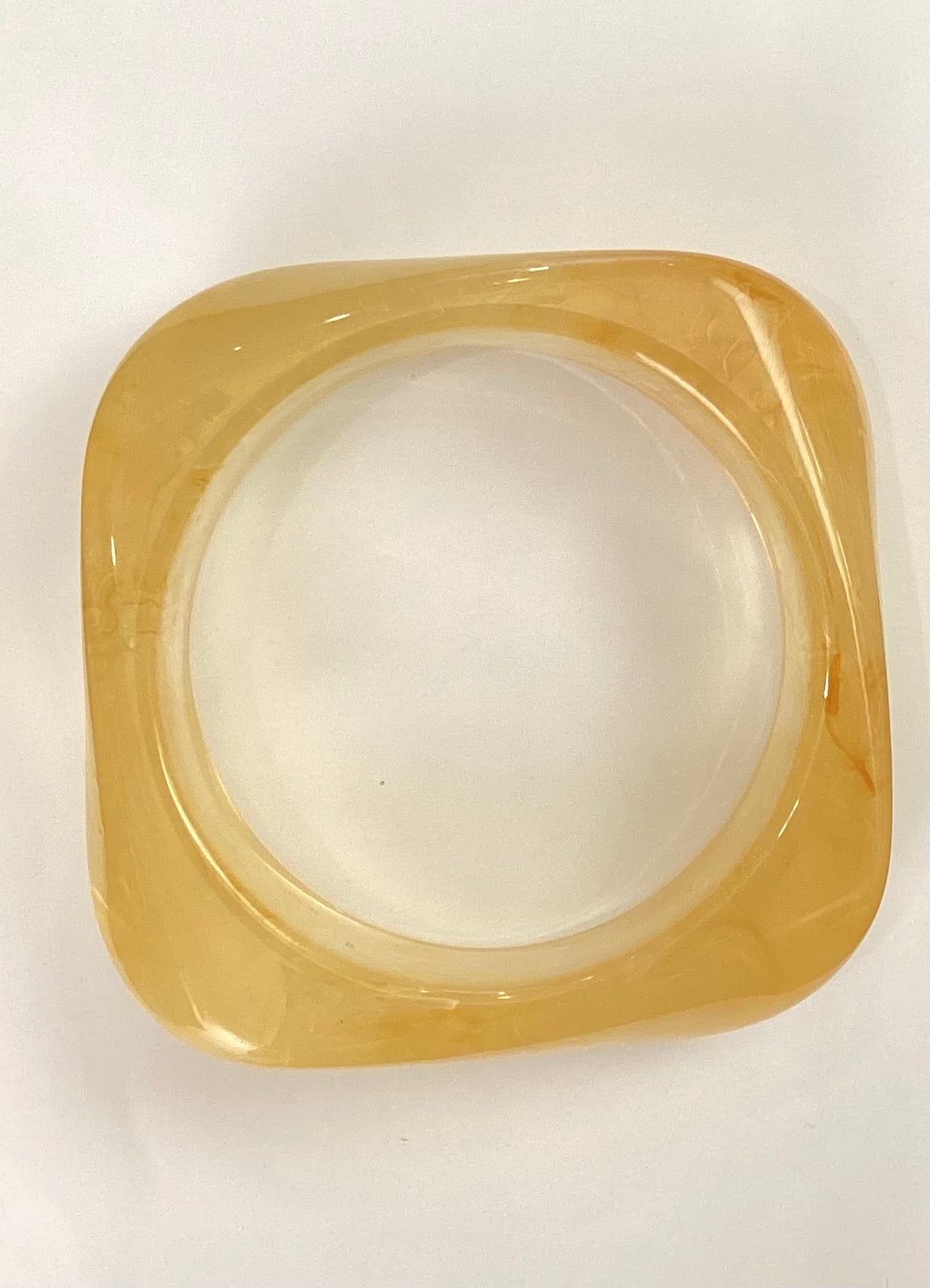 Yellow chunky bangle