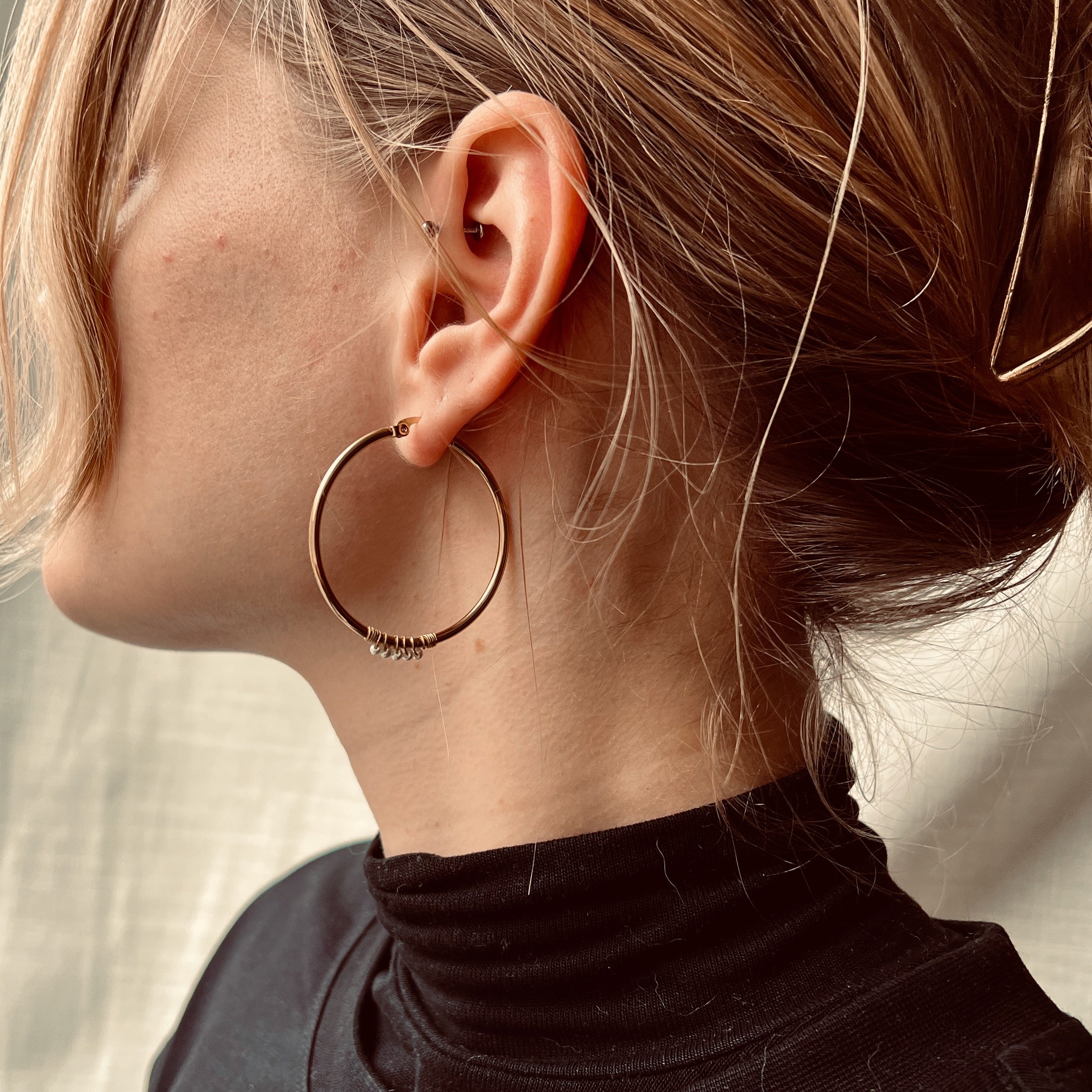 The pearl hoops